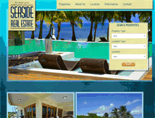 Tablet Screenshot of ambergrisrealestate.com